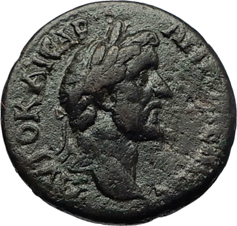 ANTONINUS PIUS Authentic Ancient Genuine Roman Provincial Coin w HERA i70719