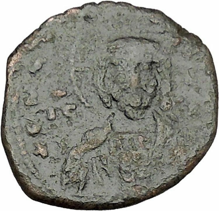 JESUS CHRIST Class A2 Anonymous Ancient 1028AD Byzantine Follis Coin i41145