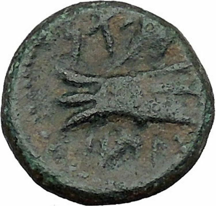 ARADOS in PHOENICIA 185BC Zeus Galley Ship Authentic Ancient Greek Coin i45060