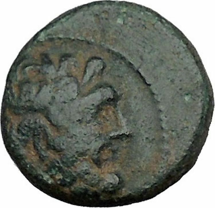 ARADOS in PHOENICIA 185BC Zeus Galley Ship Authentic Ancient Greek Coin i45060