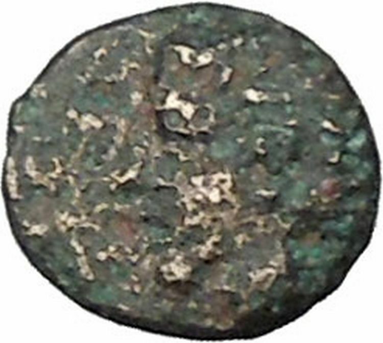 Katane in Sicily 413BC Ancient Greek Coin River god Winged thunderbolt i46008