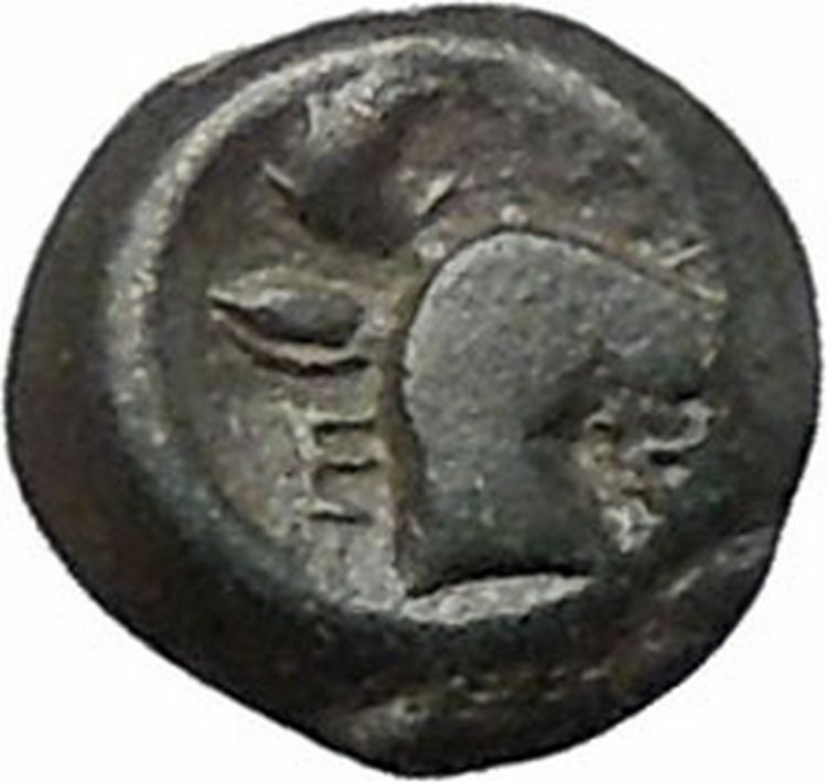 EPESUS Ephesos IONIA 405BC Bee Stag's Head Authentic Ancient Greek Coin i48237