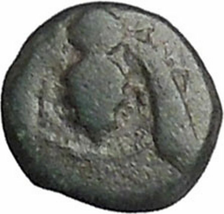 EPESUS Ephesos IONIA 405BC Bee Stag's Head Authentic Ancient Greek Coin i48237