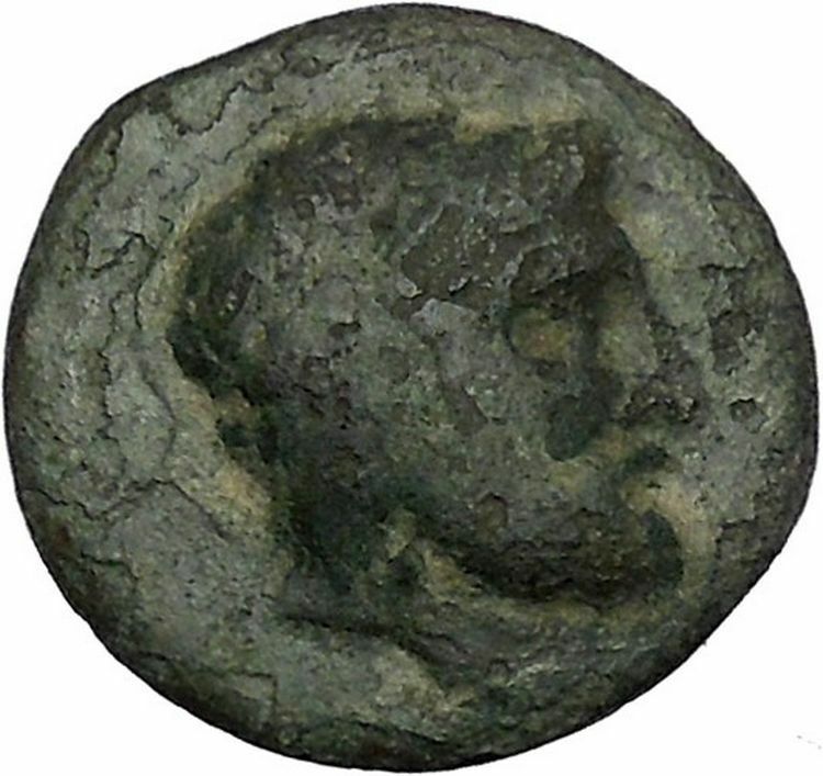 KRANNON in THESSALY 300BC Poseidon Horse man Ancient Greek Coin i46498