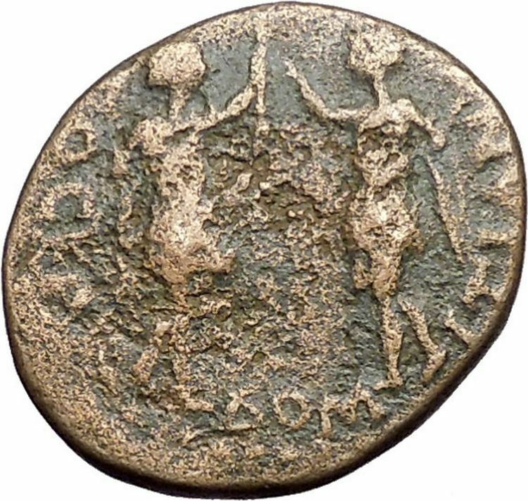 DOMITIAN with TITUS Rare Poss UNPUBLISHED Amphipolis Roman Coin Europa i48855