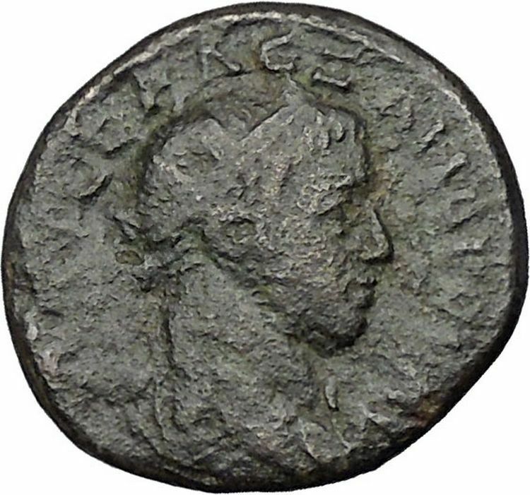 SEVERUS ALEXANDER 222AD Nicaea Bithynia LEGIONARY STANDARDS Roman Coin i48719