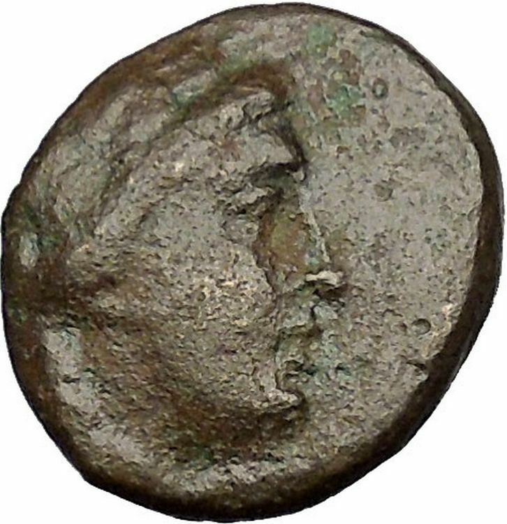 ACHAIOS Rebel KING of SELEUKID Empire Apollo Eagle RARE R2 Greek Coin i51953