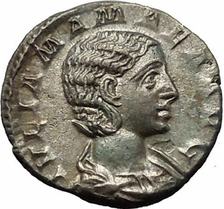 Julia Mamaea Silver Ancient Roman Coin Rare Juno wife & sister of Jupiter i52327