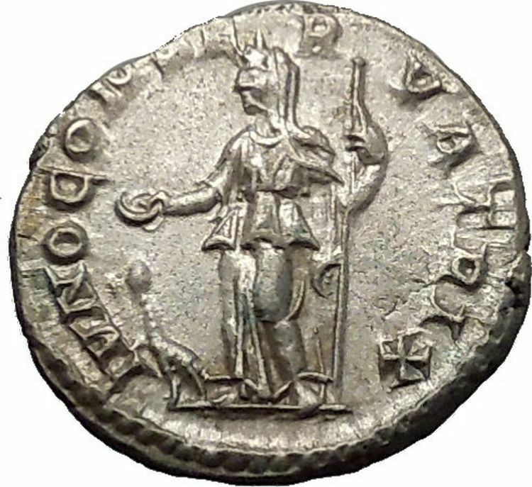 Julia Mamaea Silver Ancient Roman Coin Rare Juno wife & sister of Jupiter i52327