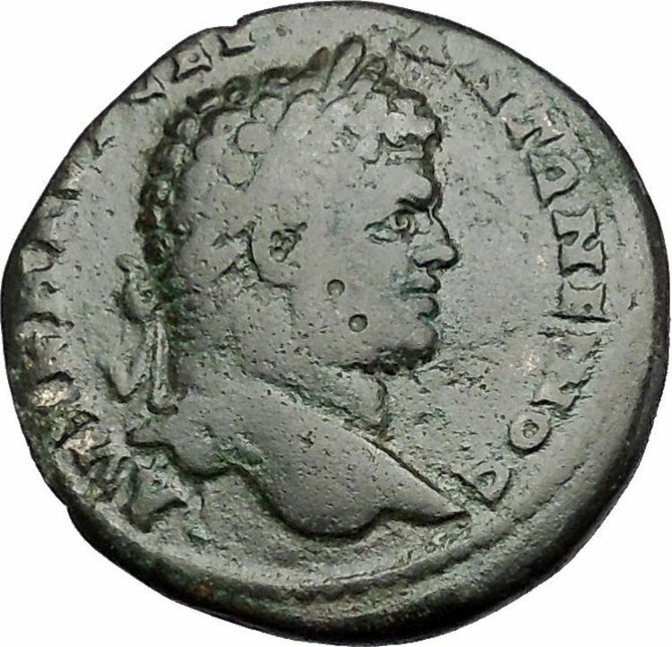 CARACALLA 198AD Hadrianopolis Thrace ARES MARS War God Ancient Roman Coin i50890