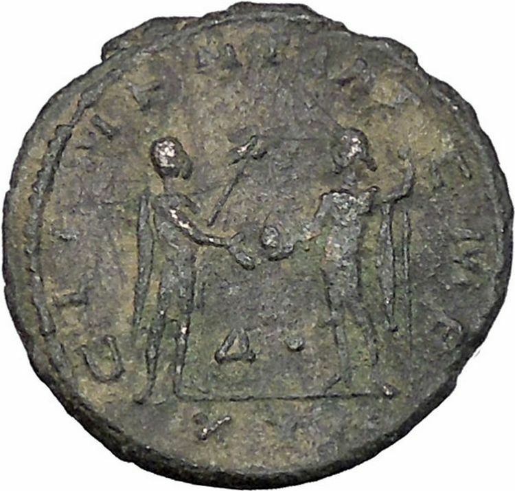 Probus receiving globe from Jupiter 276AD Authentic Ancient Roman Coin i46997