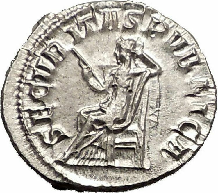 GORDIAN III 238AD Rare Ancient Silver Denarius Roman Coin Security Cult i57329