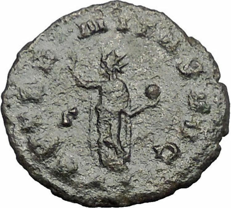 Gallienus son of Valerian I Ancient Roman Coin Sol Sun God Globe i54806