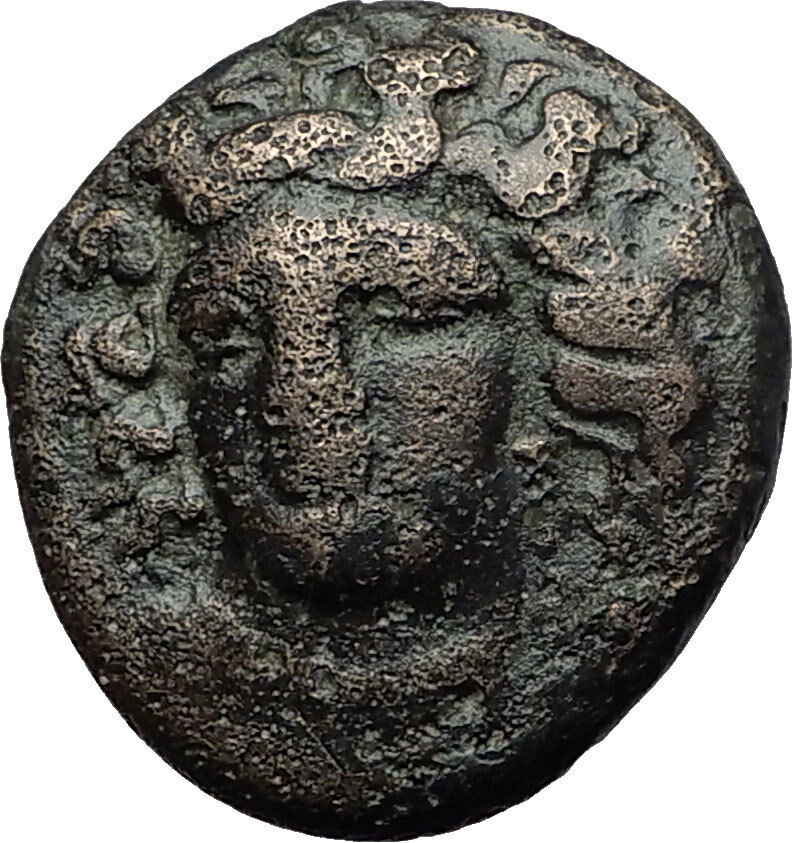 LARISSA in Thessaly 350BC Nymph & Horse on Authentic Ancient Greek Coin i59599