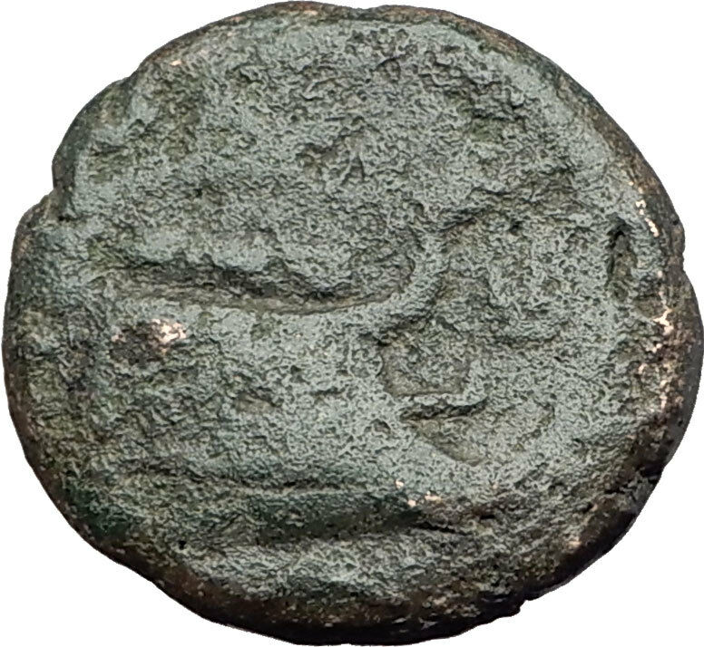 AMPHIPOLIS in MACEDONIA 95BC RARE R1 Ancient Greek Coin JUPITER GALLEY i62303