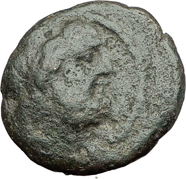 AMPHIPOLIS in MACEDONIA 95BC RARE R1 Ancient Greek Coin JUPITER GALLEY i62303