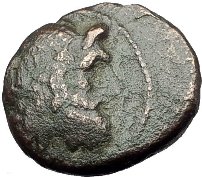 AMPHIPOLIS in Macedonia 146BC RARE R2 Ancient Greek Coin POSEIDON & HORSE i62267