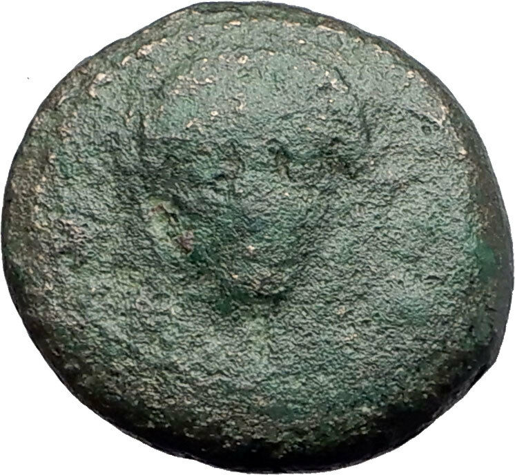 PELLA in MACEDONIA 148BC Scarce Authentic Ancient Greek Coin DEMETER BULL i61550