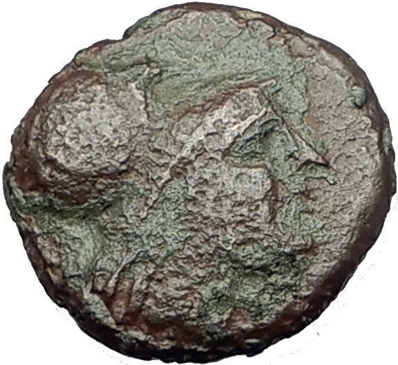 Antigonos II Gonatas 274BC Macedonia Ancient Greek Coin ATHENA PAN TROPHY i63214