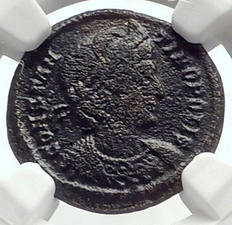 ANONYMOUS Constantine the Great SONS 348AD Roman Coin CONSTANTINOPLE NGC i72073