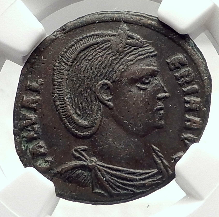 GALERIA VALERIA Diocletian Daughtr Authentic Ancient Roman Coin VENUS NGC i72727