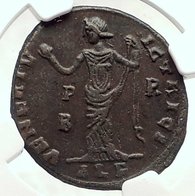 GALERIA VALERIA Diocletian Daughtr Authentic Ancient Roman Coin VENUS NGC i72727