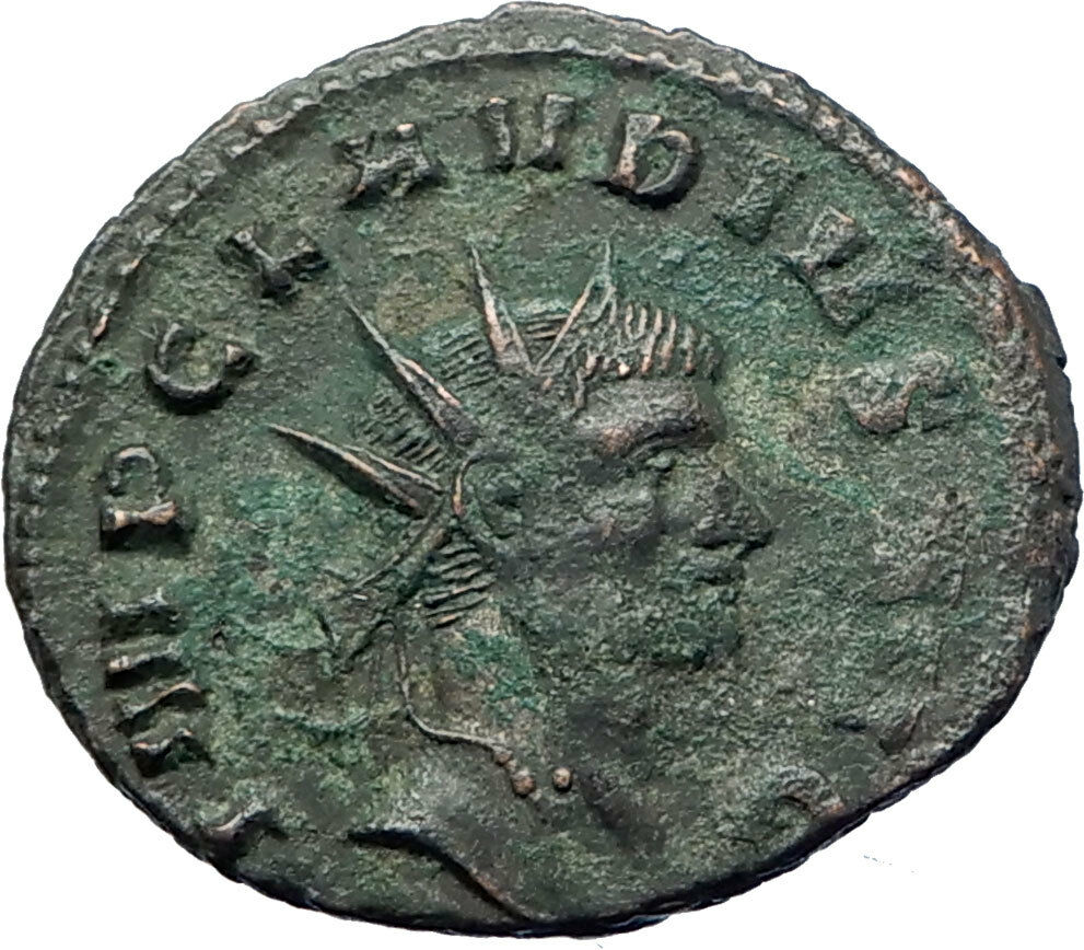 CLAUDIUS II Gothicus w spear & globe 269AD Authentic Ancient Roman Coin i73652