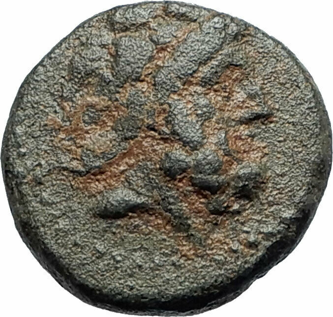 ARADOS in PHOENICIA Authentic Ancient 206BC Greek Coin w ZEUS & GALLEY i75620