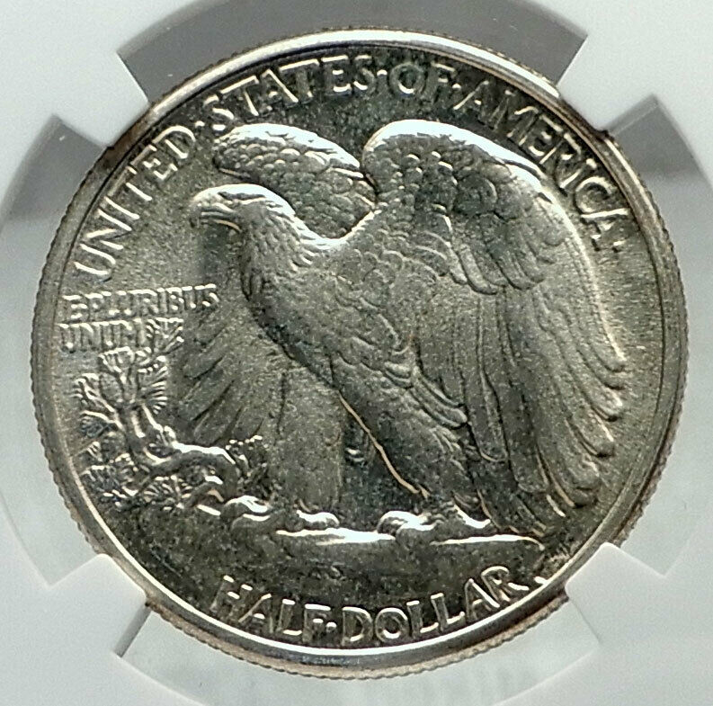 1941 UNITED STATES US Silver WALKING LIBERTY Half Dollar Coin EAGLE NGC i79602