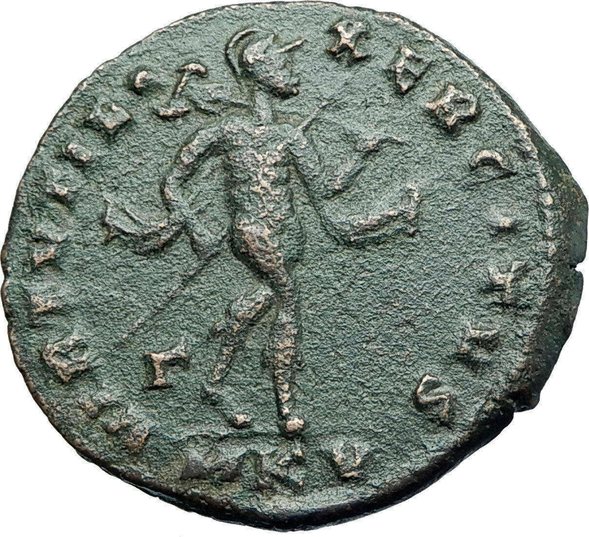 MAXIMINUS II DAIA Authentic Ancient 308AD Cyzicus Follis Roman Coin MARS i79321