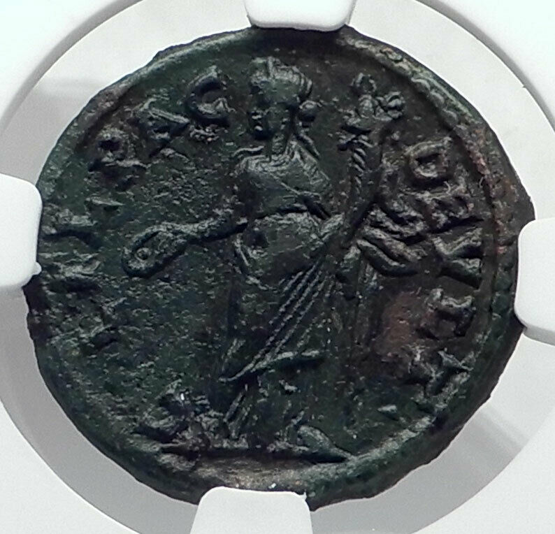 PHILIP II as Caesar Ancient 244AD DEULTUM Thrace Romona Coin HOMONOIA NGC i80125