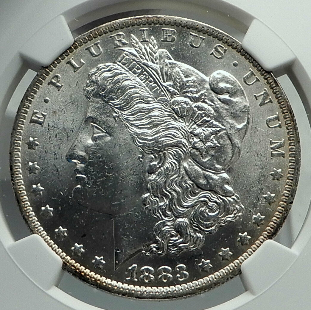 1883 UNITED STATES of America SILVER Morgan US Dollar Coin EAGLE NGC MS i79701