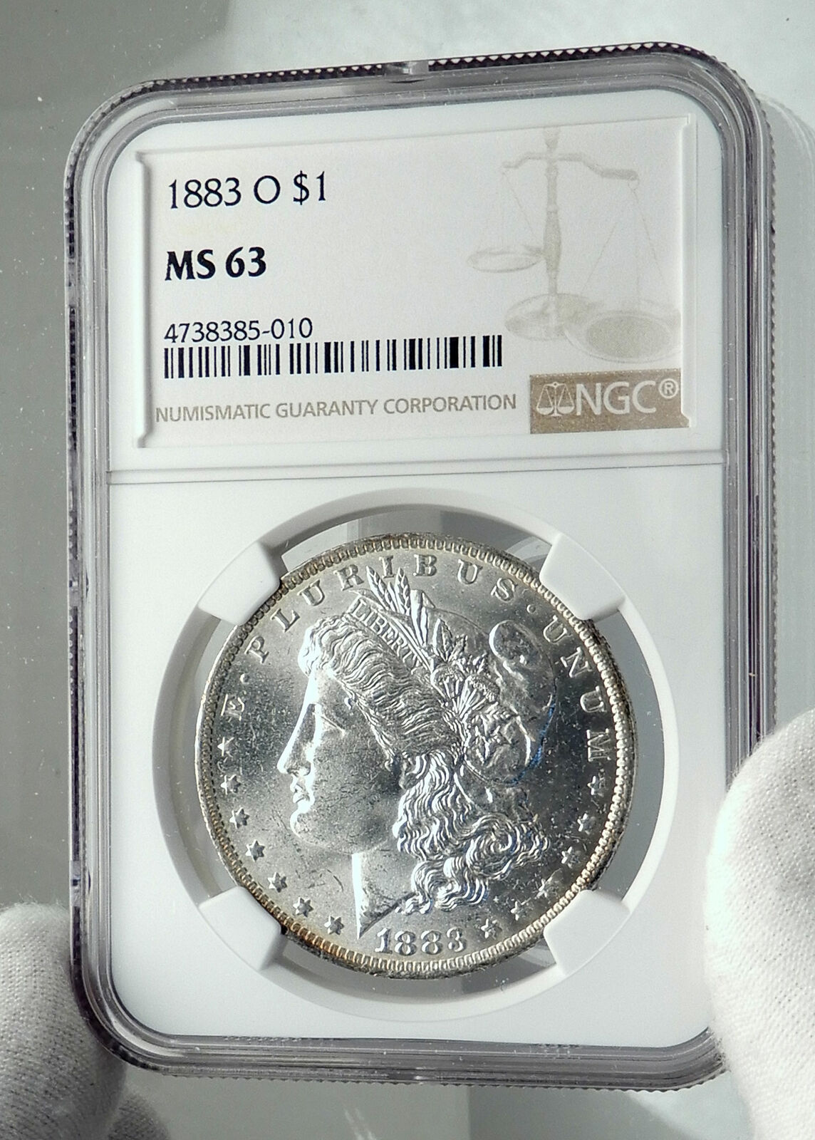 1883 UNITED STATES of America SILVER Morgan US Dollar Coin EAGLE NGC MS i79701