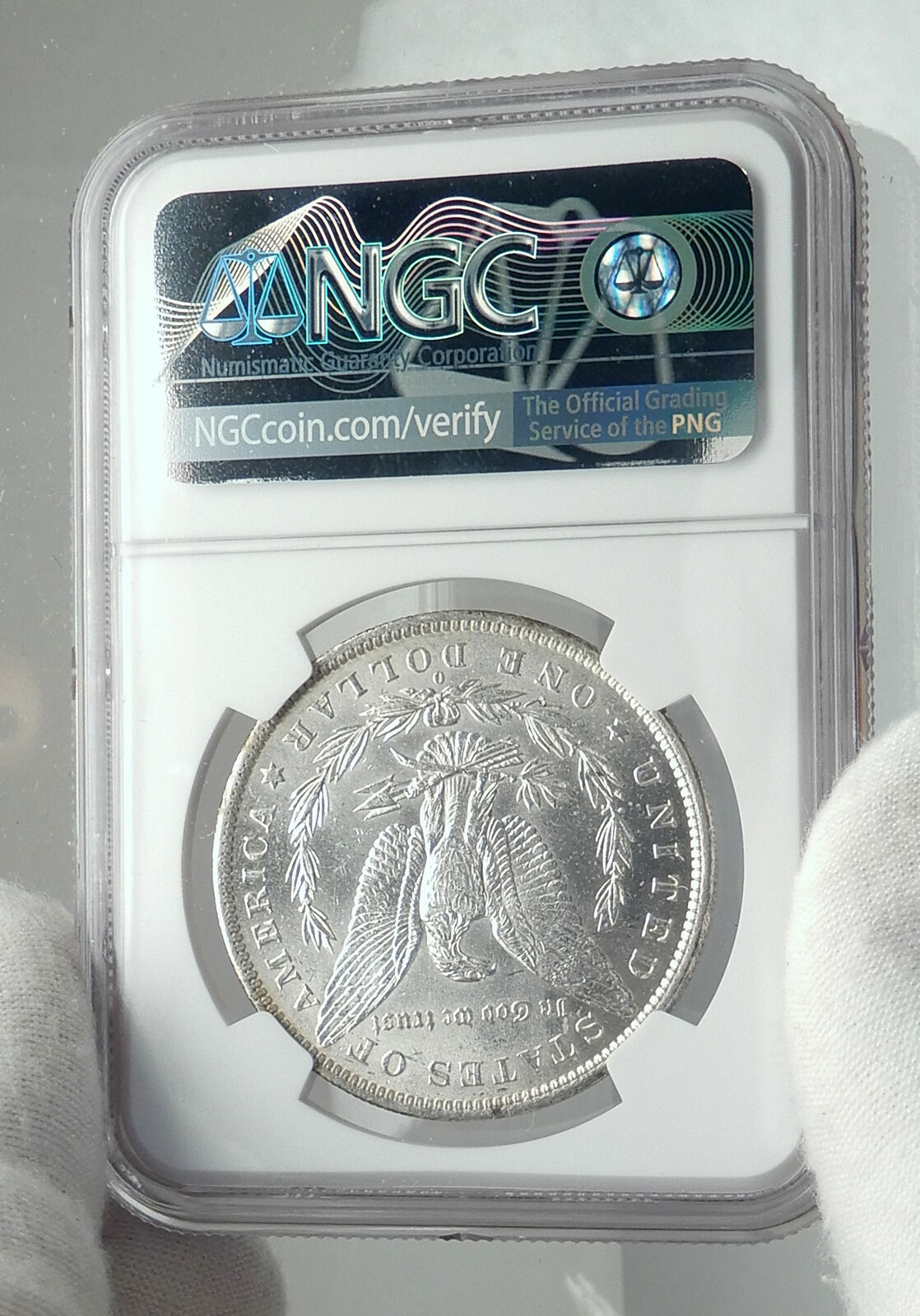 1883 UNITED STATES of America SILVER Morgan US Dollar Coin EAGLE NGC MS i79701