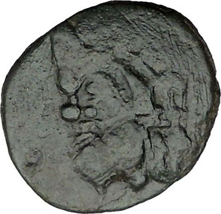 PANTIKAPAION in TAURIC CHERSONESOS 3-2CenBC Pan Cornucopia Greek Coin i38340