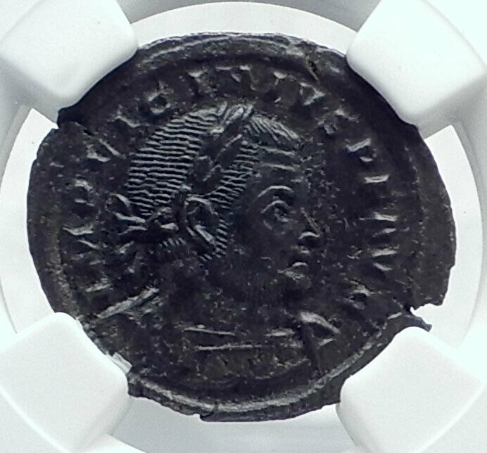 LICINIUS I Authentic Ancient 316AD Trier Genuine Roman Coin GENIUS NGC i81655