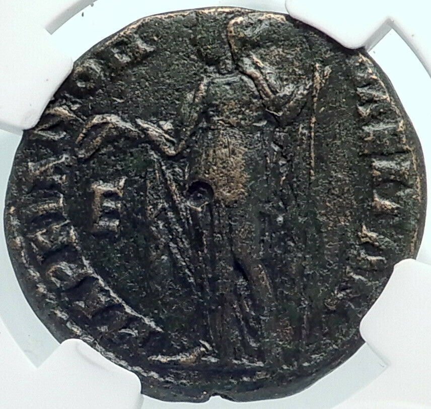 PHILIP II as Caesar SERAPIS Ancient Roman Coin of Marcianopolis HERA NGC i81882