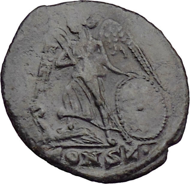 Constantine the Great Founds CONSTANTINOPLE Ancient Roman Coin Victory i30008