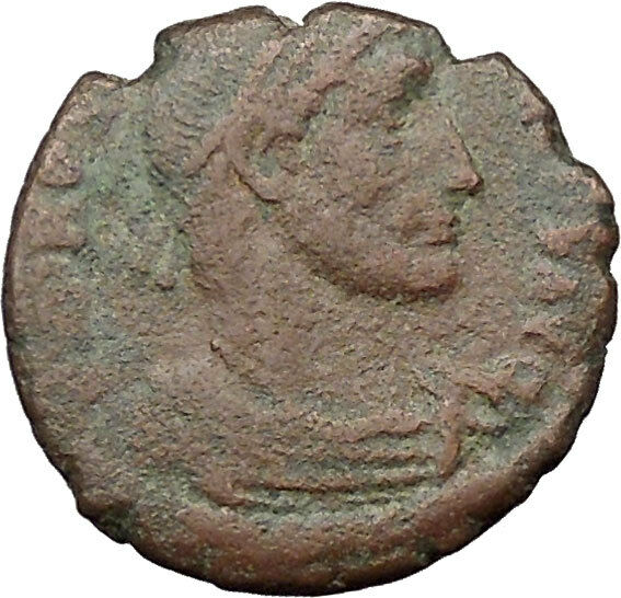 Procopius Usurper w Labarum 365AD Rare Ancient Roman Coin Christ Chi-Rho i31530