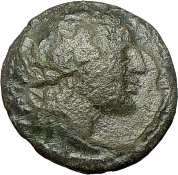 Amphipolis in Macedonia 148BC Rare Ancietn Greek Coin Apollo Bull i28082