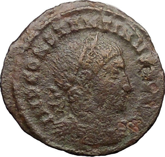 Constantine I The Great 312AD Ancient Roman Coin Nude Sol Sun God i30881