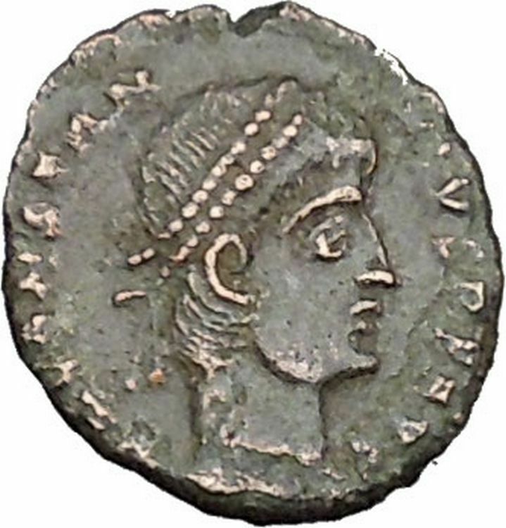 CONSTANTIUS II son of Constantine the Great Roman Coin Wreath of success i40462