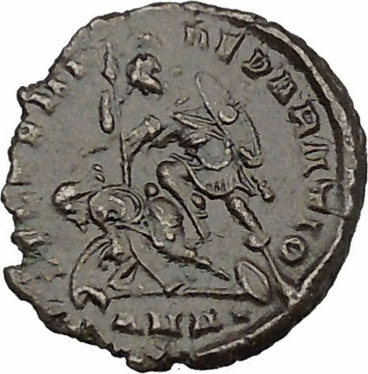 CONSTANTIUS II Constantine the Great son Ancient Roman Coin Battle Horse i45041