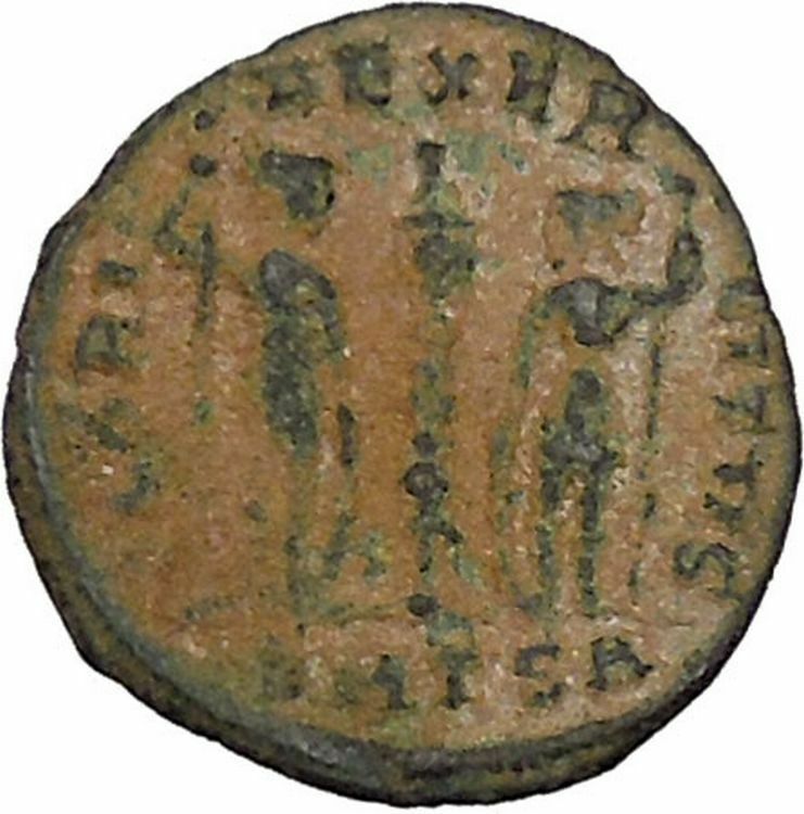 CONSTANTINE II Constantine the Great son Roman Coin Glory of Army i45840