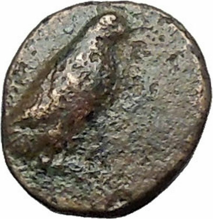 Kyme in Aeolis 350BC EAGLE & VASE on Authentic Ancient Greek Coin i49491