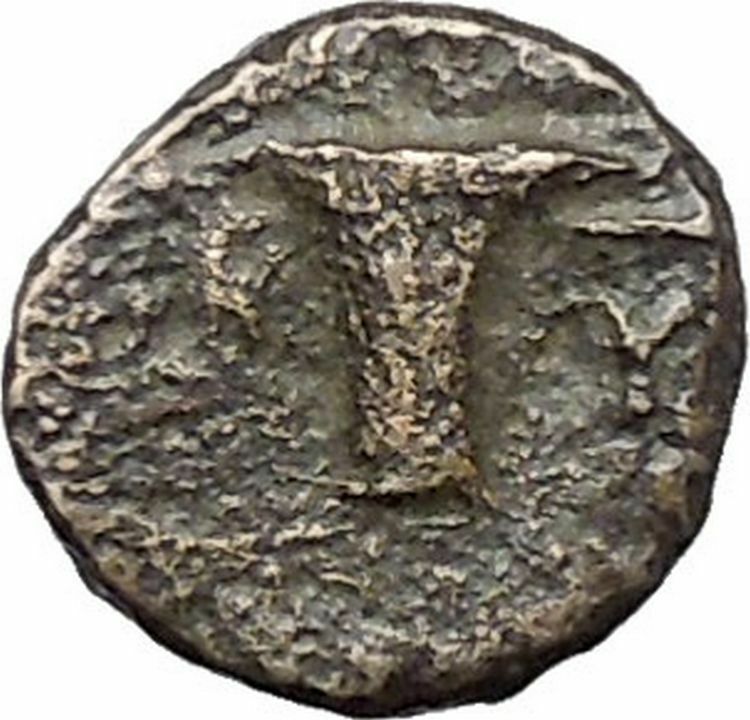 Kyme in Aeolis 350BC EAGLE & VASE on Authentic Ancient Greek Coin i48591