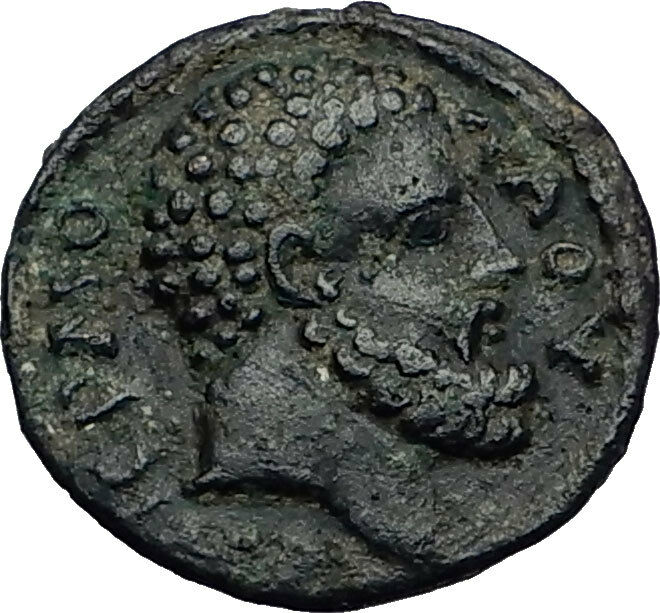 HYPAEPA LYDIA Roman Emperor Commodus Time HERCULES ASCLEPIUS Greek Coin i58629