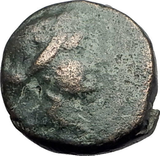 SARDES in Lydia 133BC Authentic Ancient Greek Coin APOLLO & HERCULES CLUB i62095