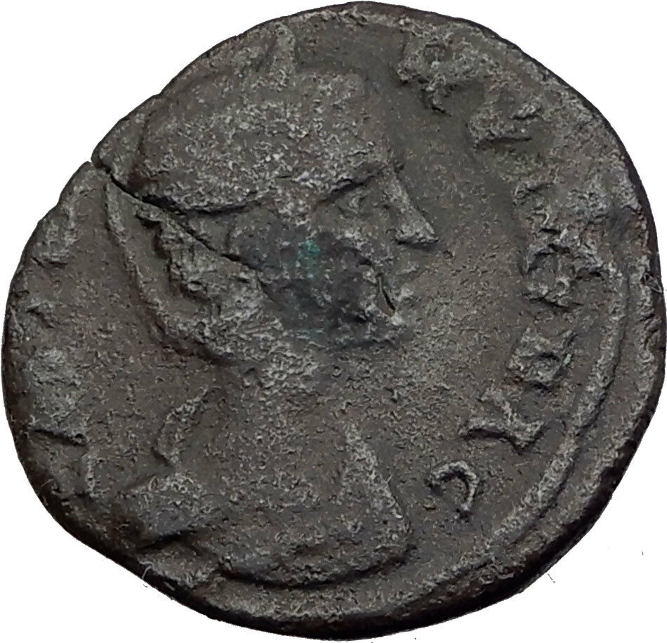 TRANQUILLINA - Gordian III Wife - Nicaea Bythinia TYCHE TEMPLE Roman Coin i63430