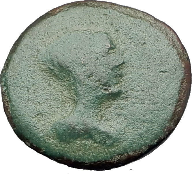 300-100BC Original Genuine Ancient GREEK CITY Coin ARTEMIS GRAIN EAR Rare i61366